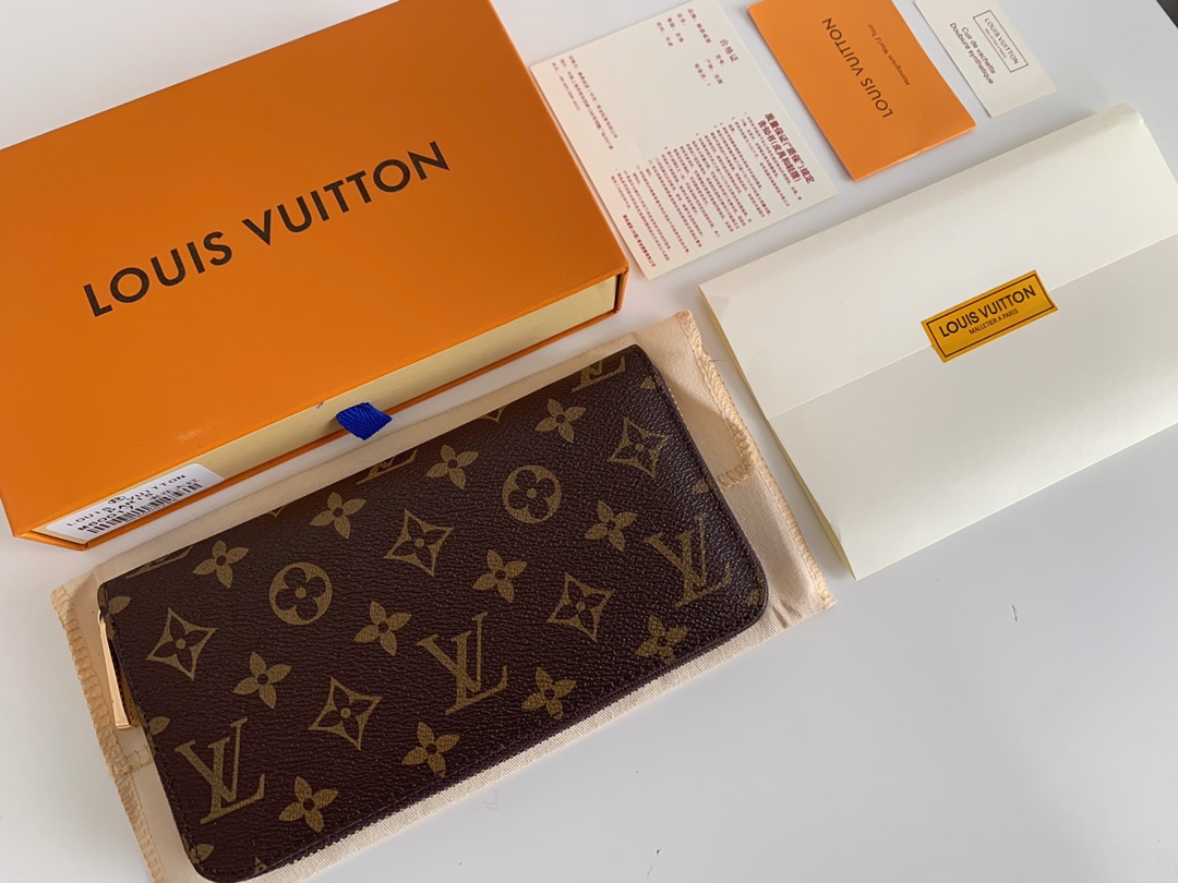 Louis Vuitton ZIPPY WALLET 60017 19CM