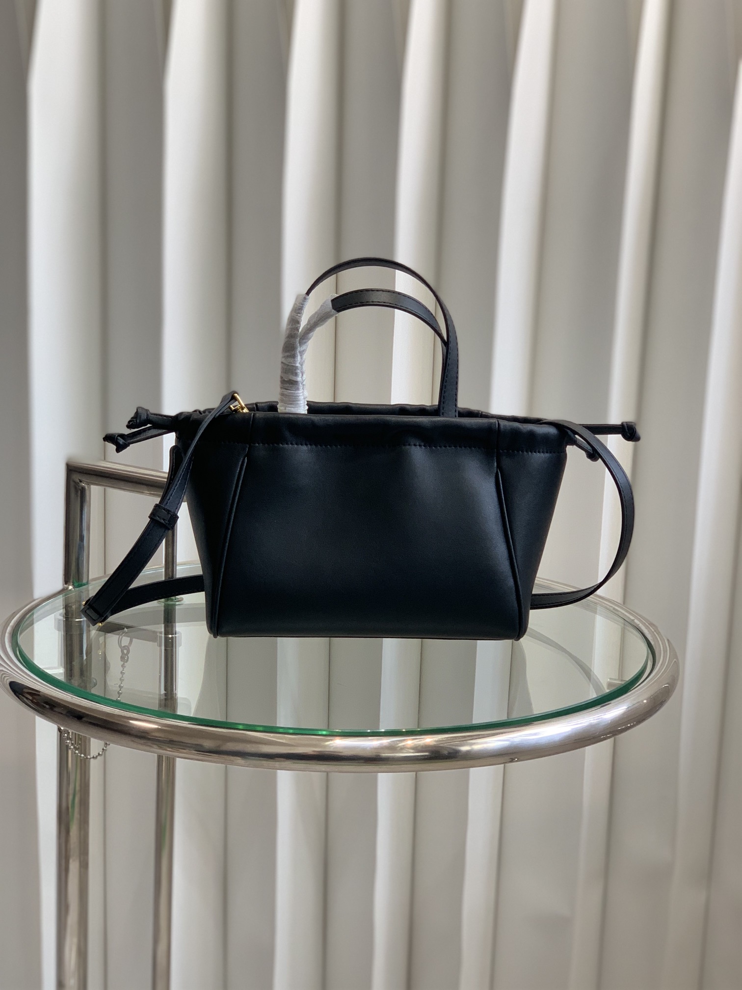 CABAS TRIOMPHE Small Bag Black 111013 LM051 22cm