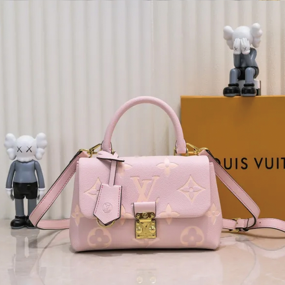 LV Madeleine Bag Pink color print M45976 XX061 24-30cm