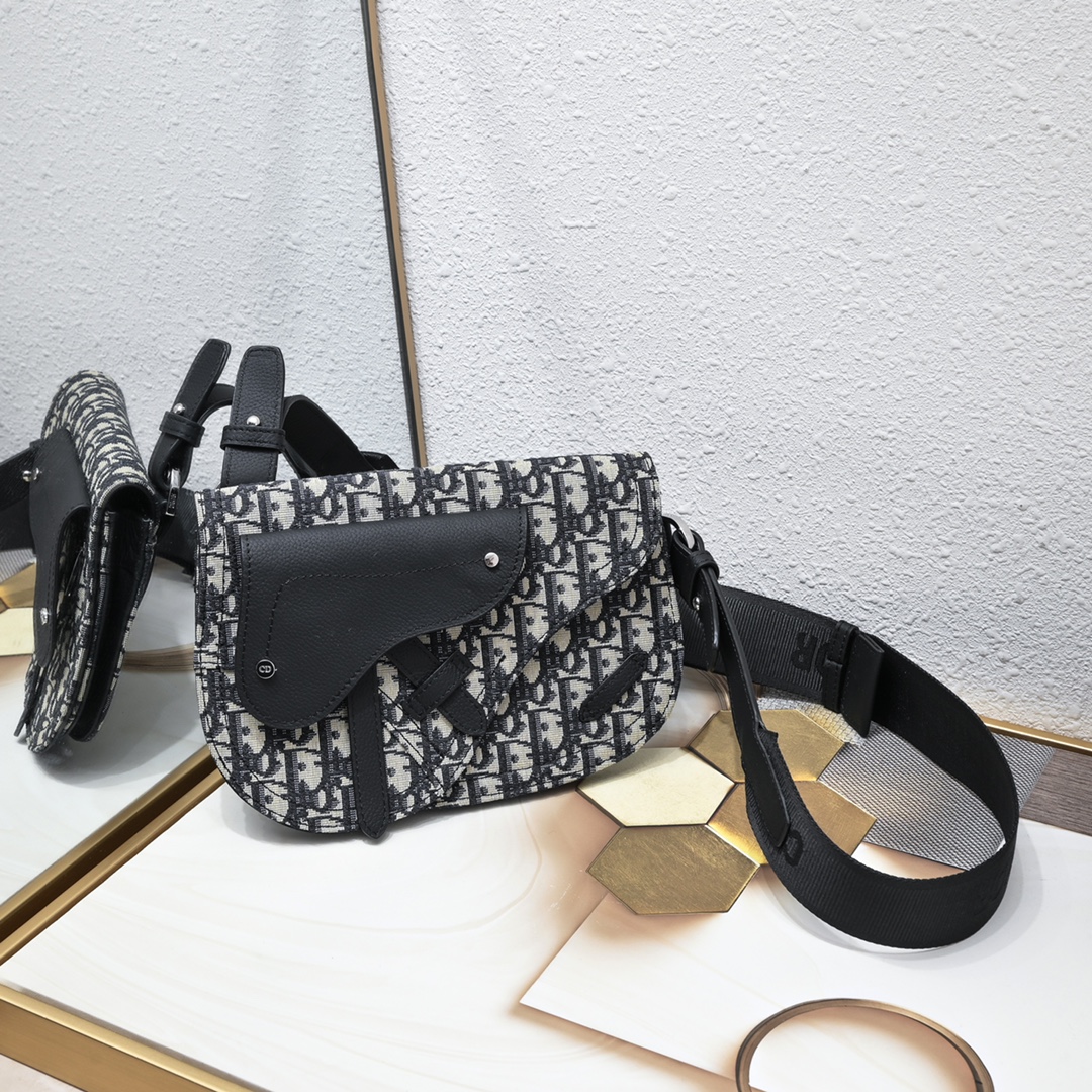 Saddle Bag Blue print 1088 LM581 23cm