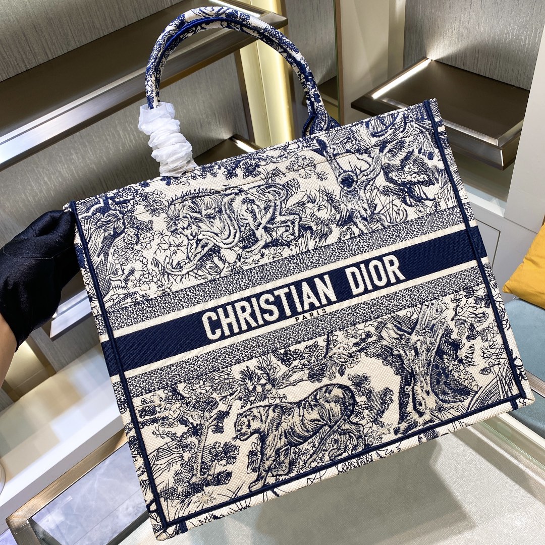 10A + top quality Large Dior Book Tote 1286 DLAM042 42cm