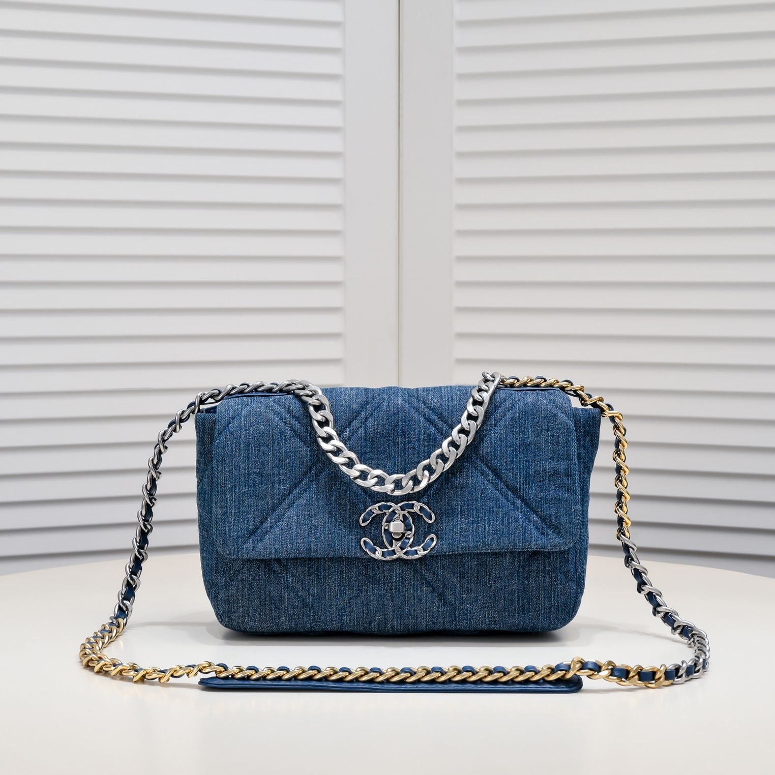 Chanel 19Bag Denim Canvas Handle Crossbody Bag（Replica）