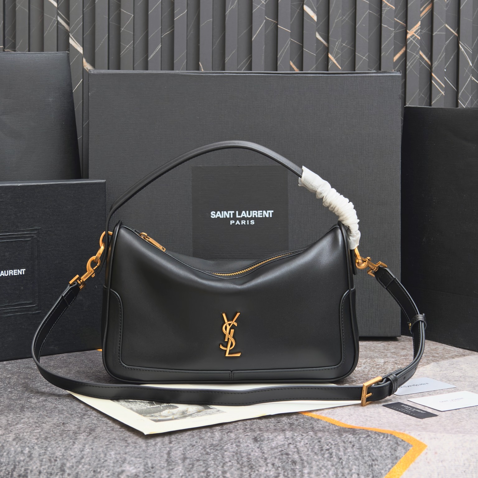 YSL Camera Supple Bag 8818 LM091012 28cm
