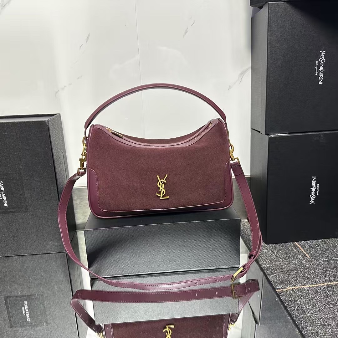 YSL Camera Supple Bag 753826 LM012 28cm
