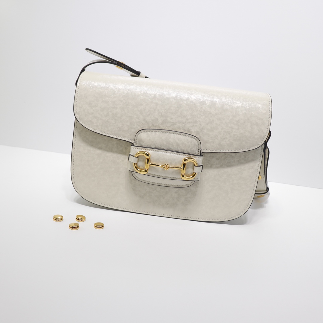 GUCCI 1955 Horsebit Bag   Gucci retro saddle bag 602204  25x18x8cm