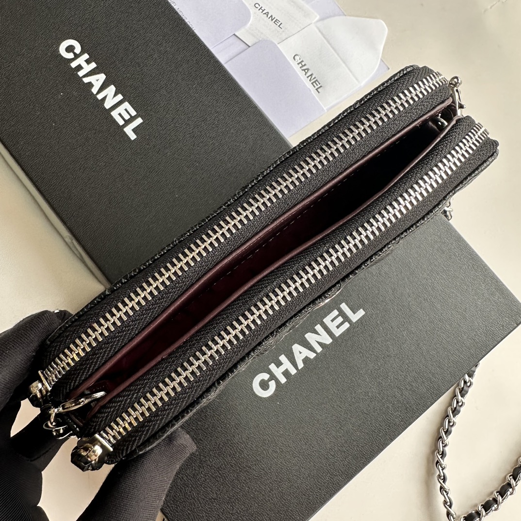 Chanel 50172 Black with silver LM521 20cm