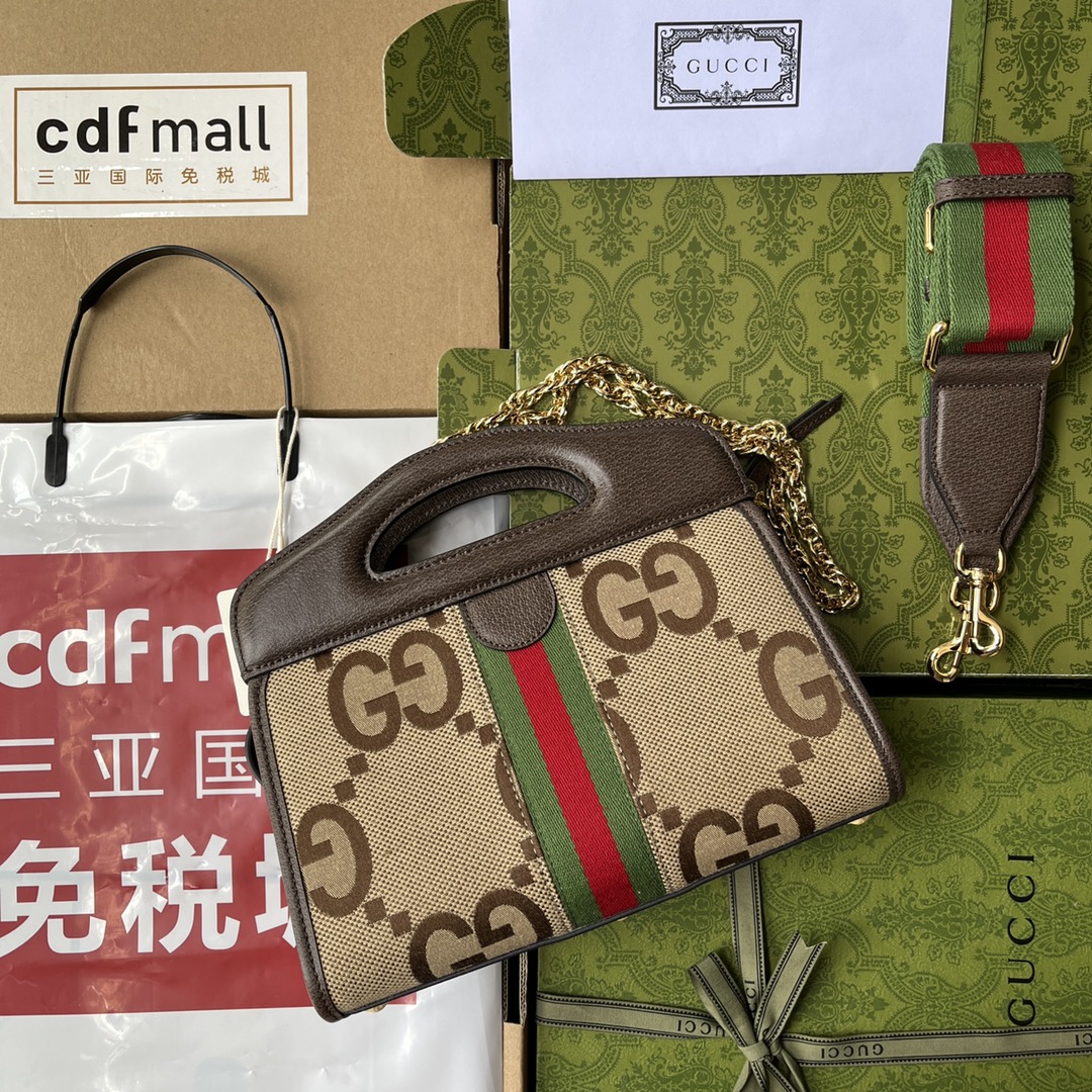 GUCCI Ophidia small tote with Web  693724