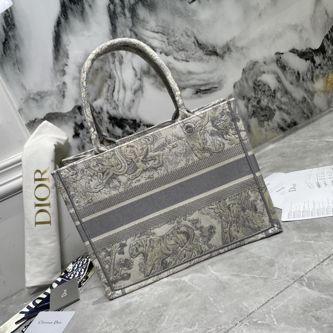 10A + top quality Medium Dior Book Tote 0175 XB022 36cm