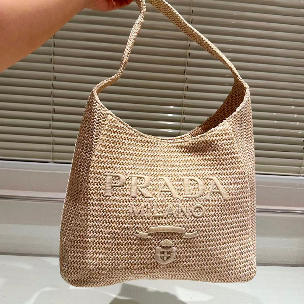 Prada Crochet Handbag Tote Bag Shoulder Bag (Replica)