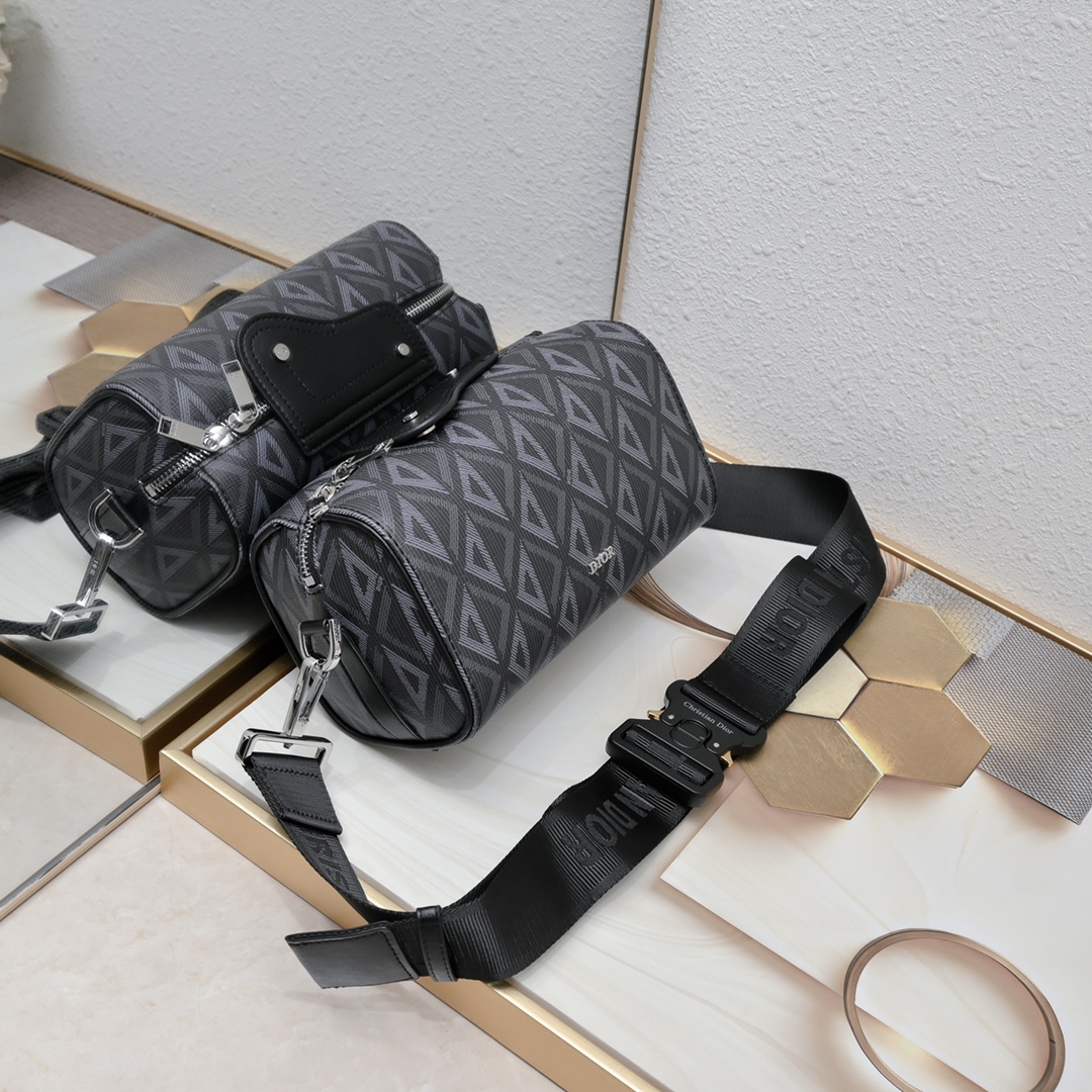 Dior Lingot Messenger Bag CD Diamond Shoulder Bag Handbag