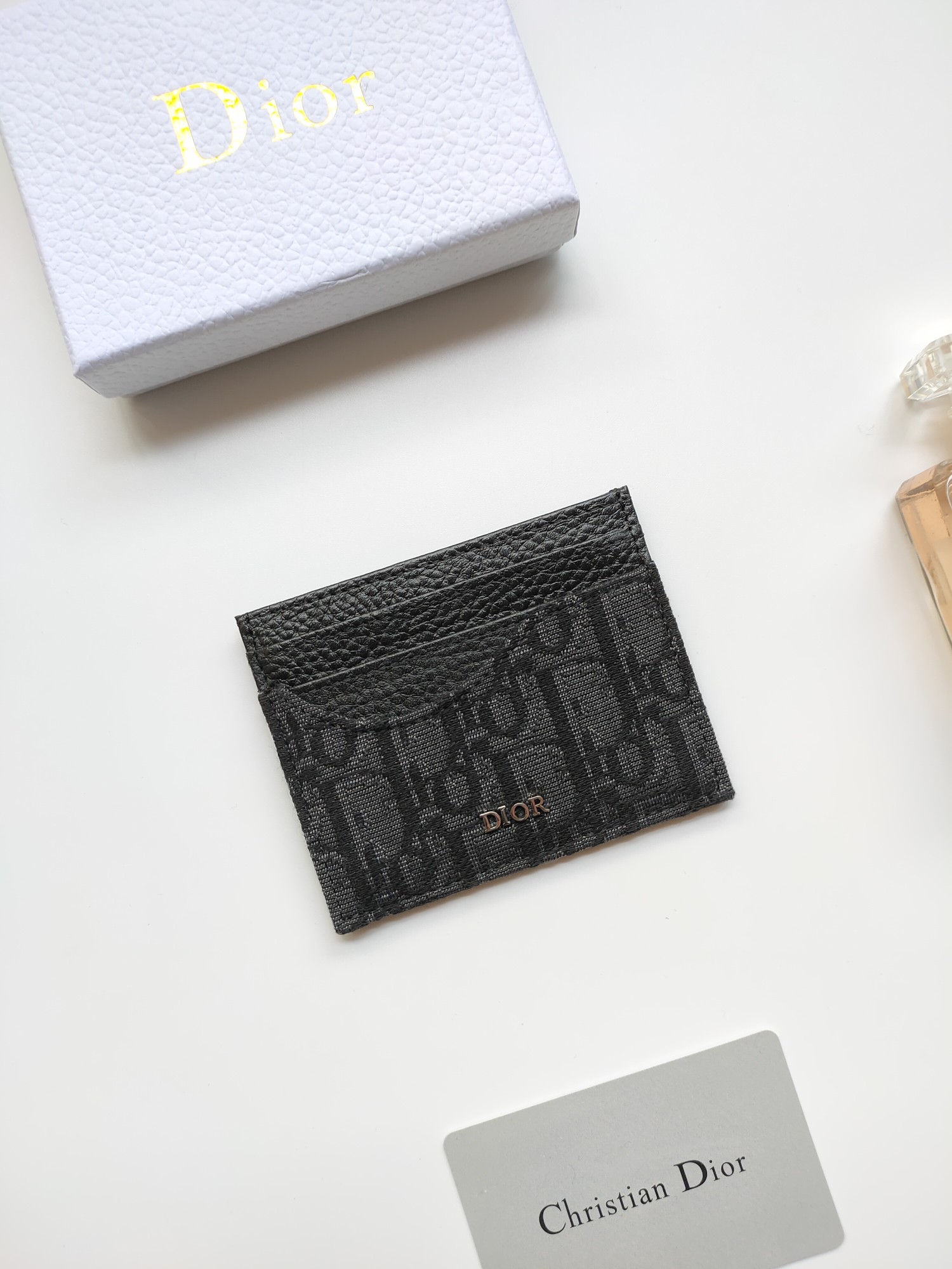 Dior Saddle Card Holder CH164 LM04 10cm