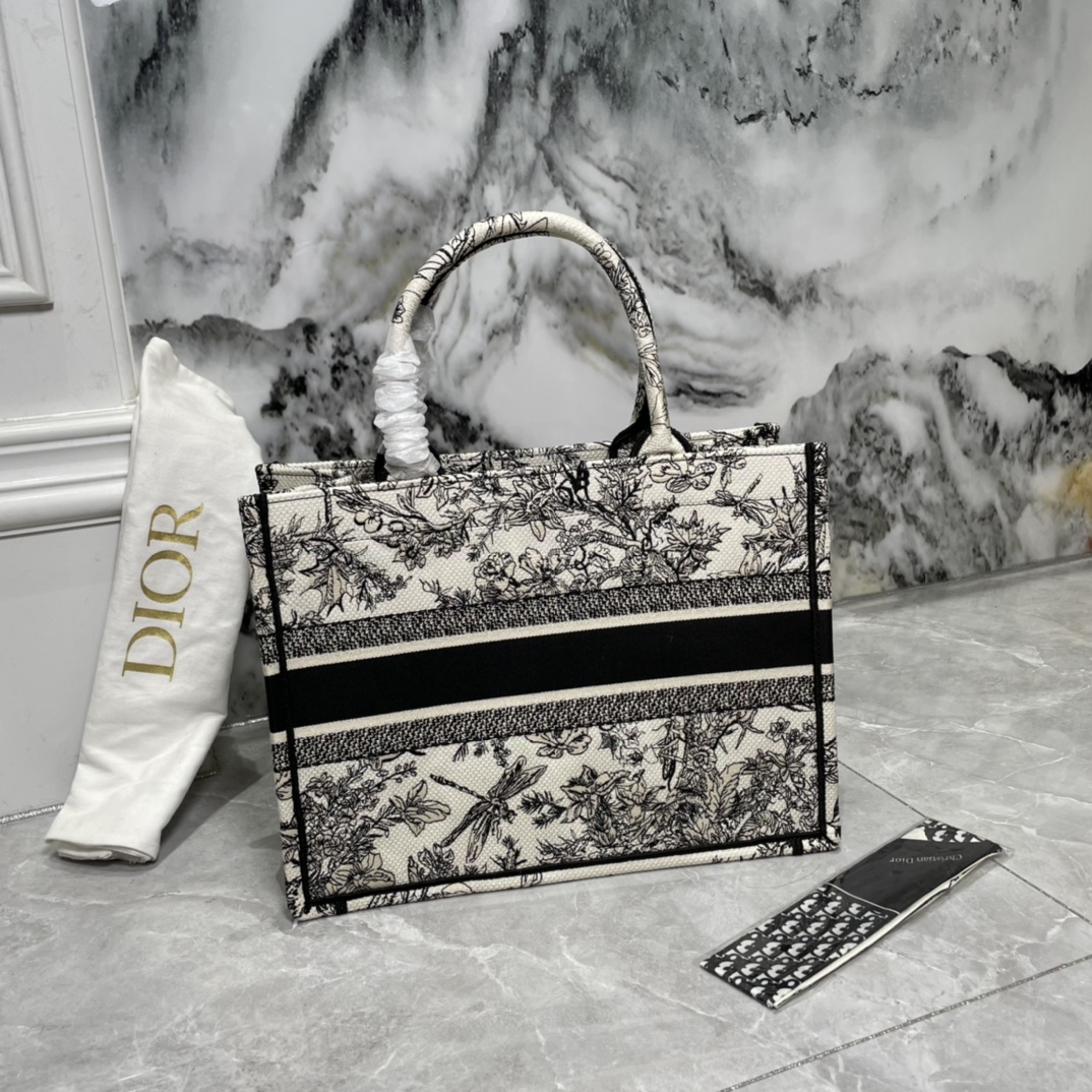 10A + top quality Medium Dior Book Tote 0175 XB022 36cm