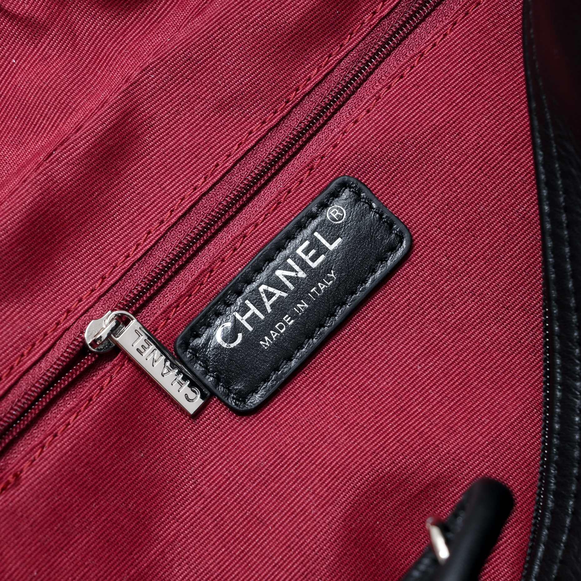 Chanel Ligne Cambon Bowling Bag Large Shoulder Bag Handbag