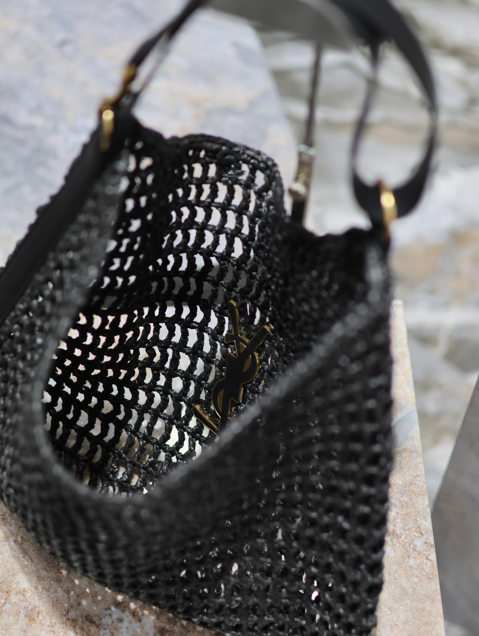 Saint Laurent 10A Handbag Shoulder Bag Top Mirror Quality Version OXALIS Woven Shoulder Bag