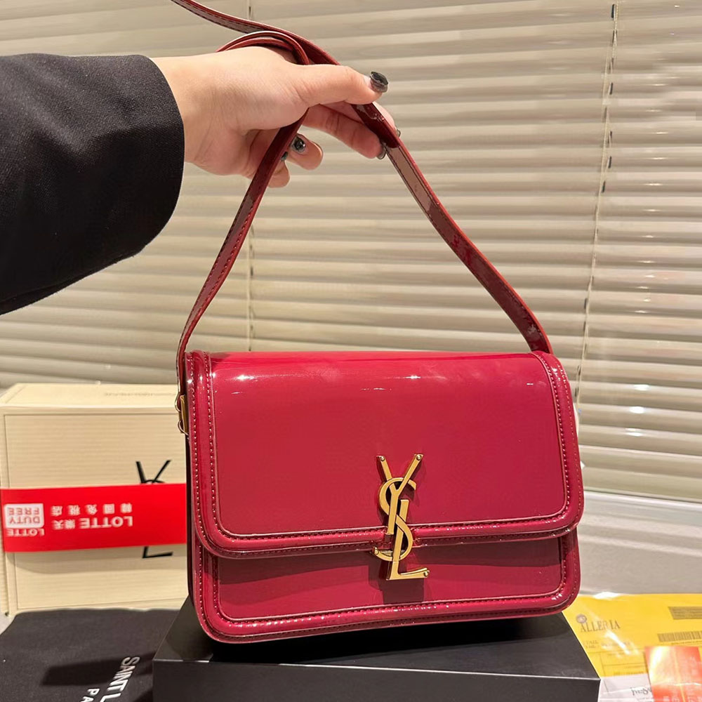 Saint Laurent YSL SOFLERINO Box Glossy Shoulder Bag (Replica)