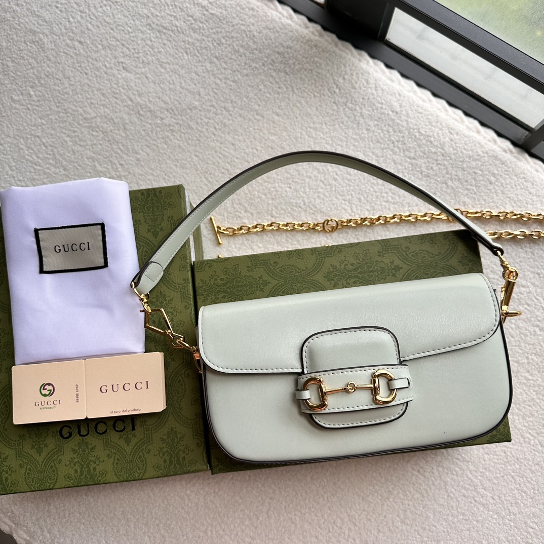 Gucci 1955 Horsebit Bag 735178 LM021 24cm