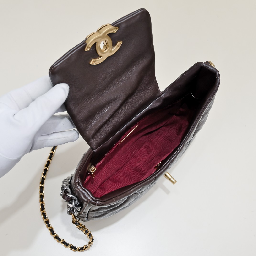 Chanel 19Bag Hobo Underarm Bag Shoulder Bag Handbag