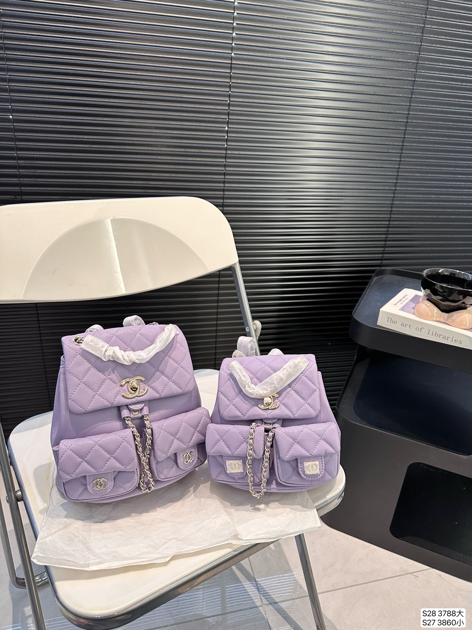 Chanel Backpack 3788 LLS002 17-20cm