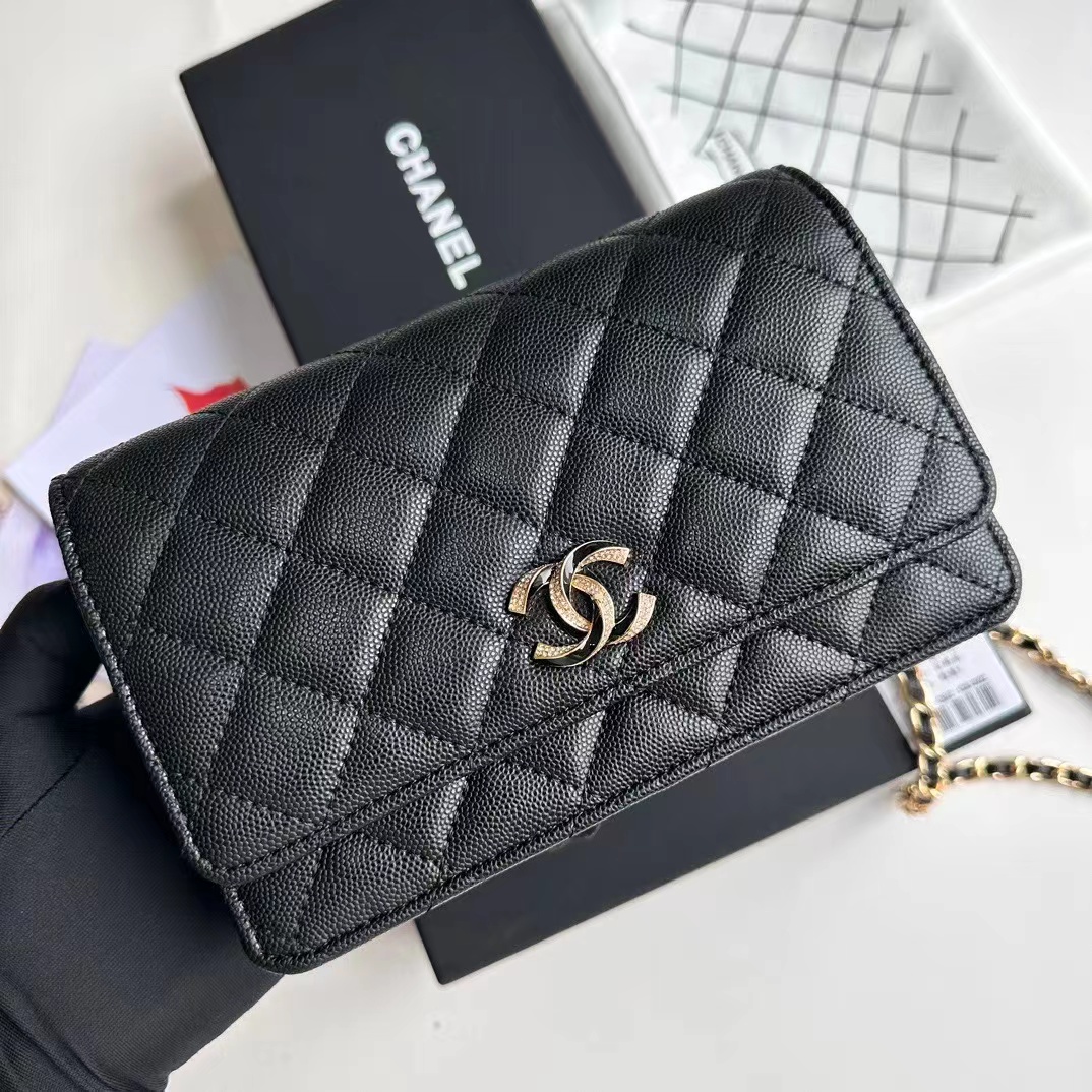 Chanel A33814 Black LM531 19cm