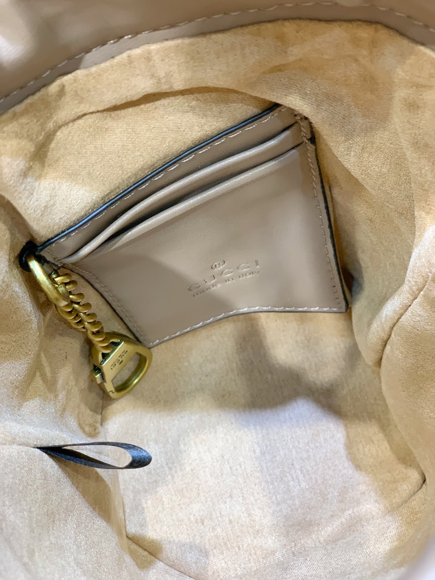 GG Marmont Mini Bucket bag 575163 LM051 19cm