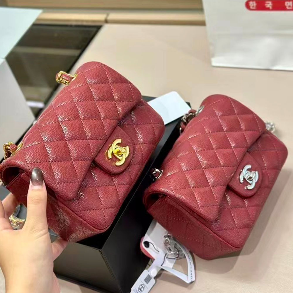 Chanel CF Bag Caviar 17CM Shoulder Bag (Replica)