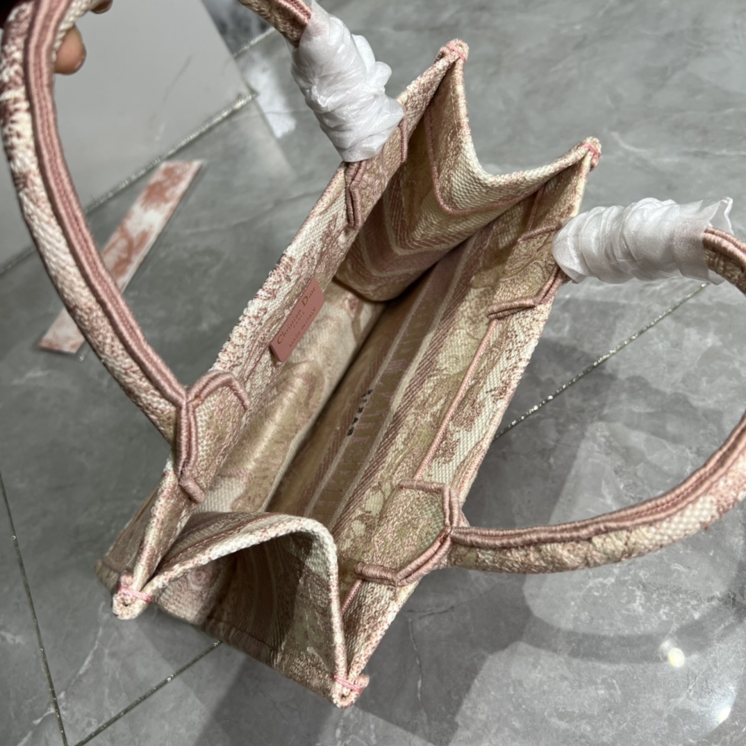 10A + top quality Small Dior Book Tote 0175 XB012 26cm