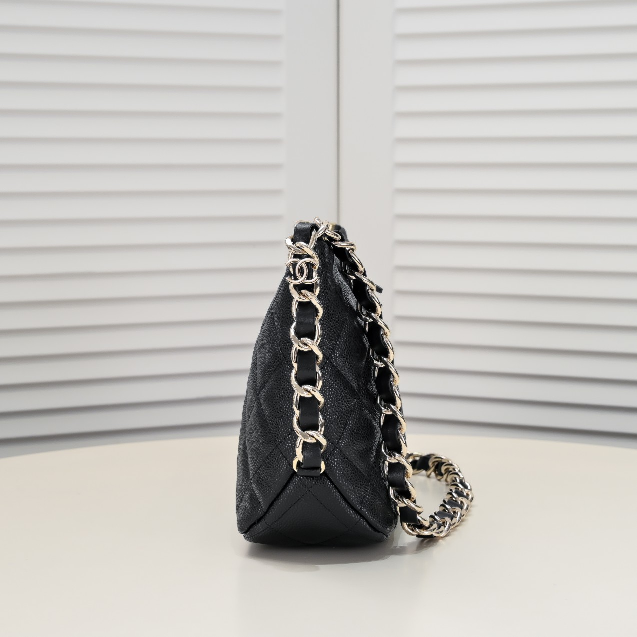 Chanel Hobo Underarm Bag Large Shoulder Bag Handbag