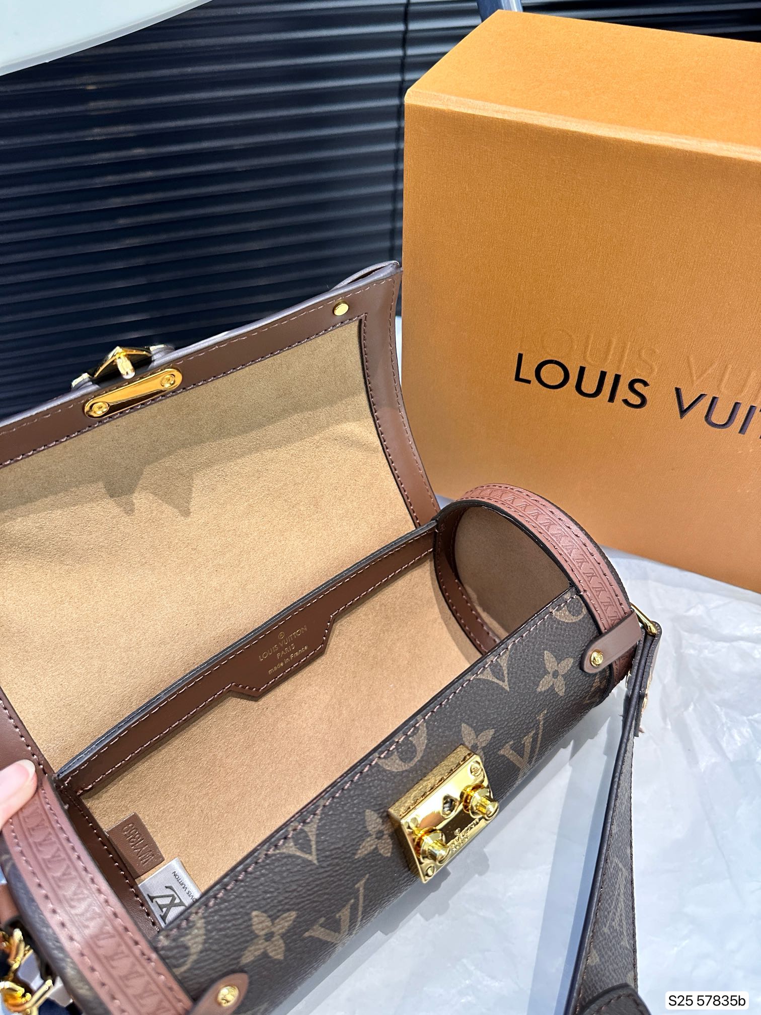 LV Papillon Trunk Bag 57835 LLS091 20cm