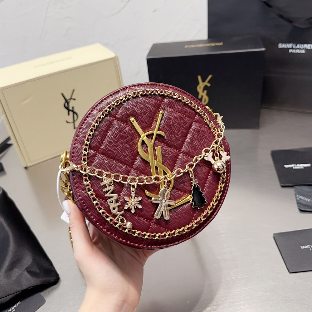 SAINT LAURENT YSL Vinyle Shoulder Bag(Replica)