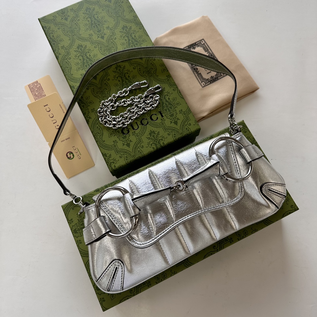 Gucci Horsebit Chain Bag 764339 LM521 27cm