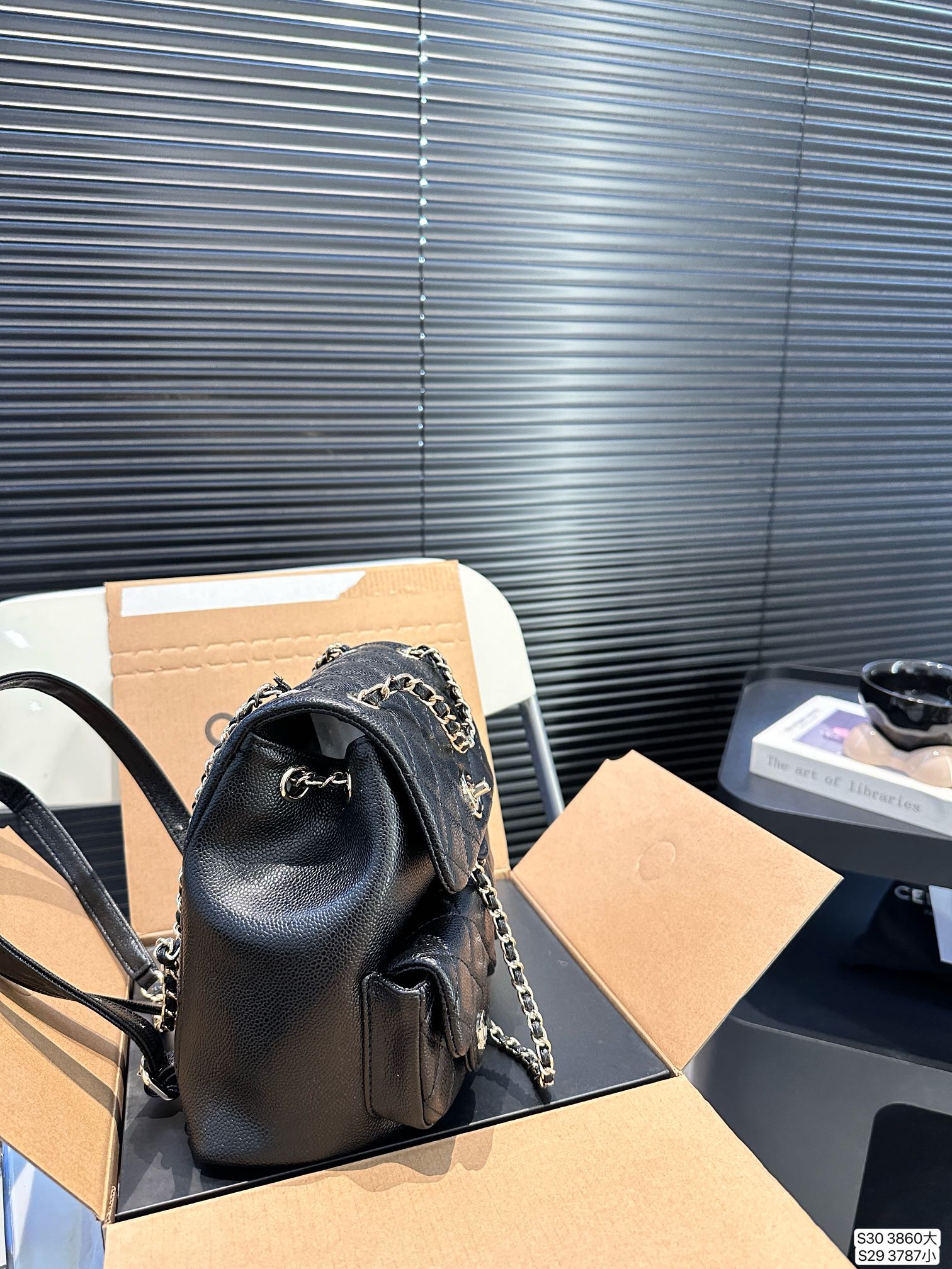 Chanel Backpack 3860 LLS012 17-20cm