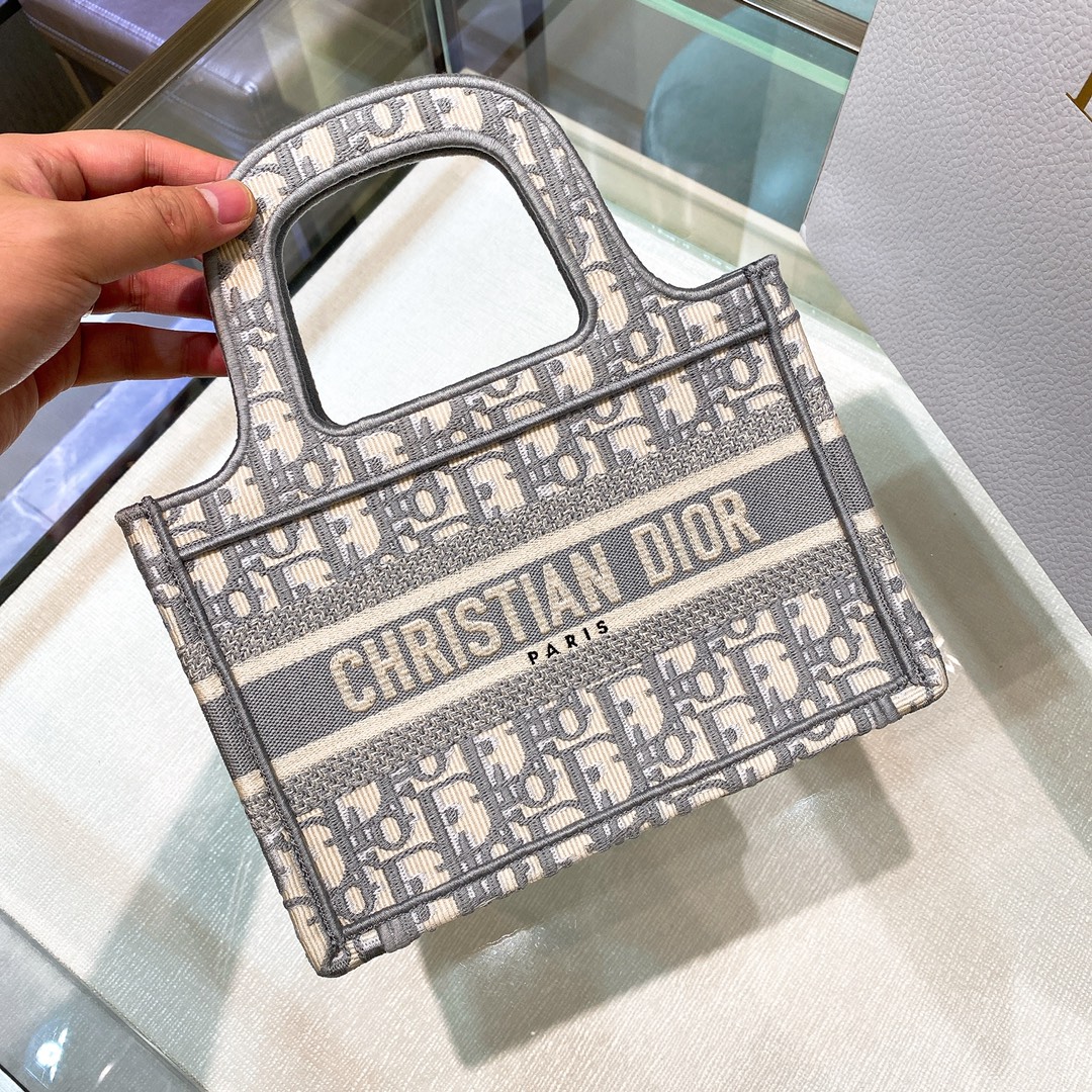 10A + top quality Mini Dior Book Tote 5475 DLAM041 22.5cm