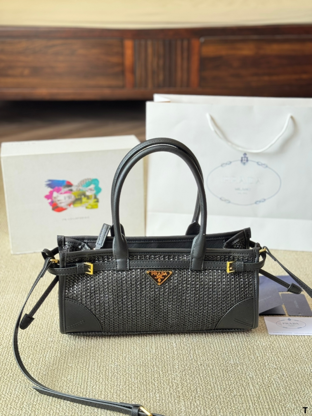 Prada Soft lux Tote 016 DB581591 30-38cm