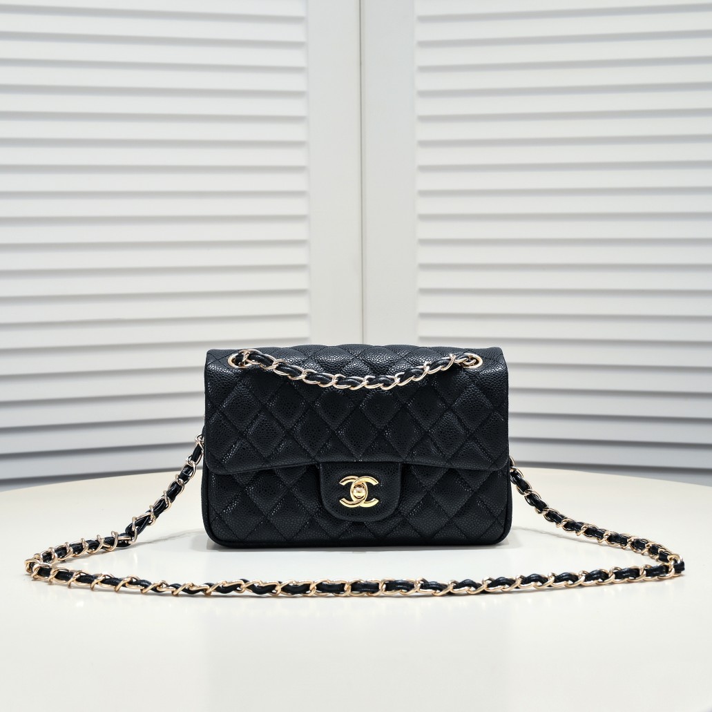 Chanel CF Caviar Shoulder Bag Handbag