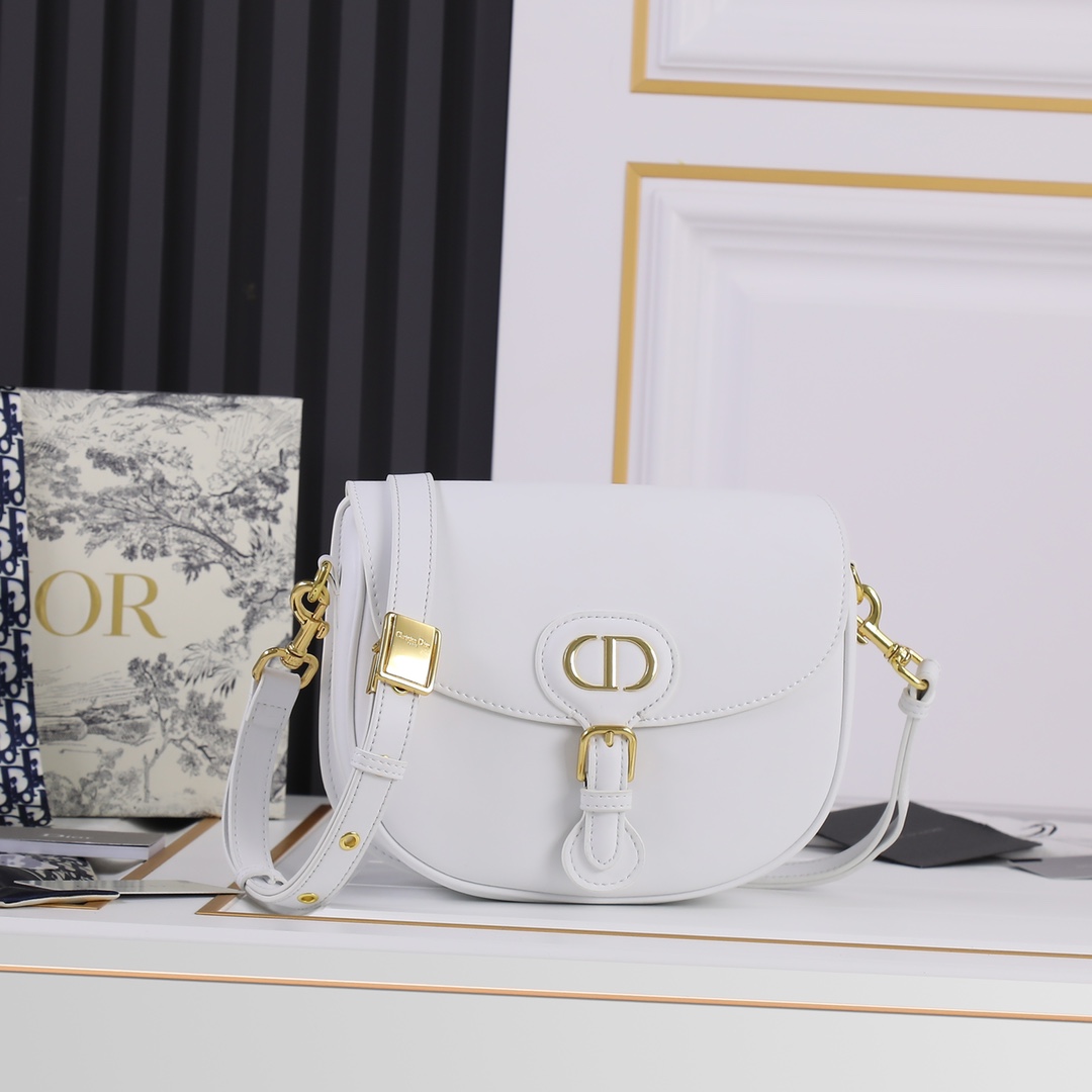 Medium Dior Bobby bag White CD-2011 XB081 22cm