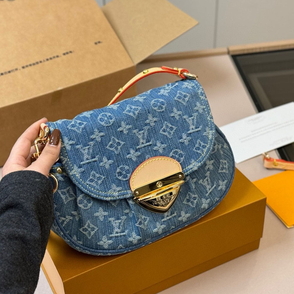 Louis Vuitton LV Sunset Denim Handbag Shoulder Bag(Replica)