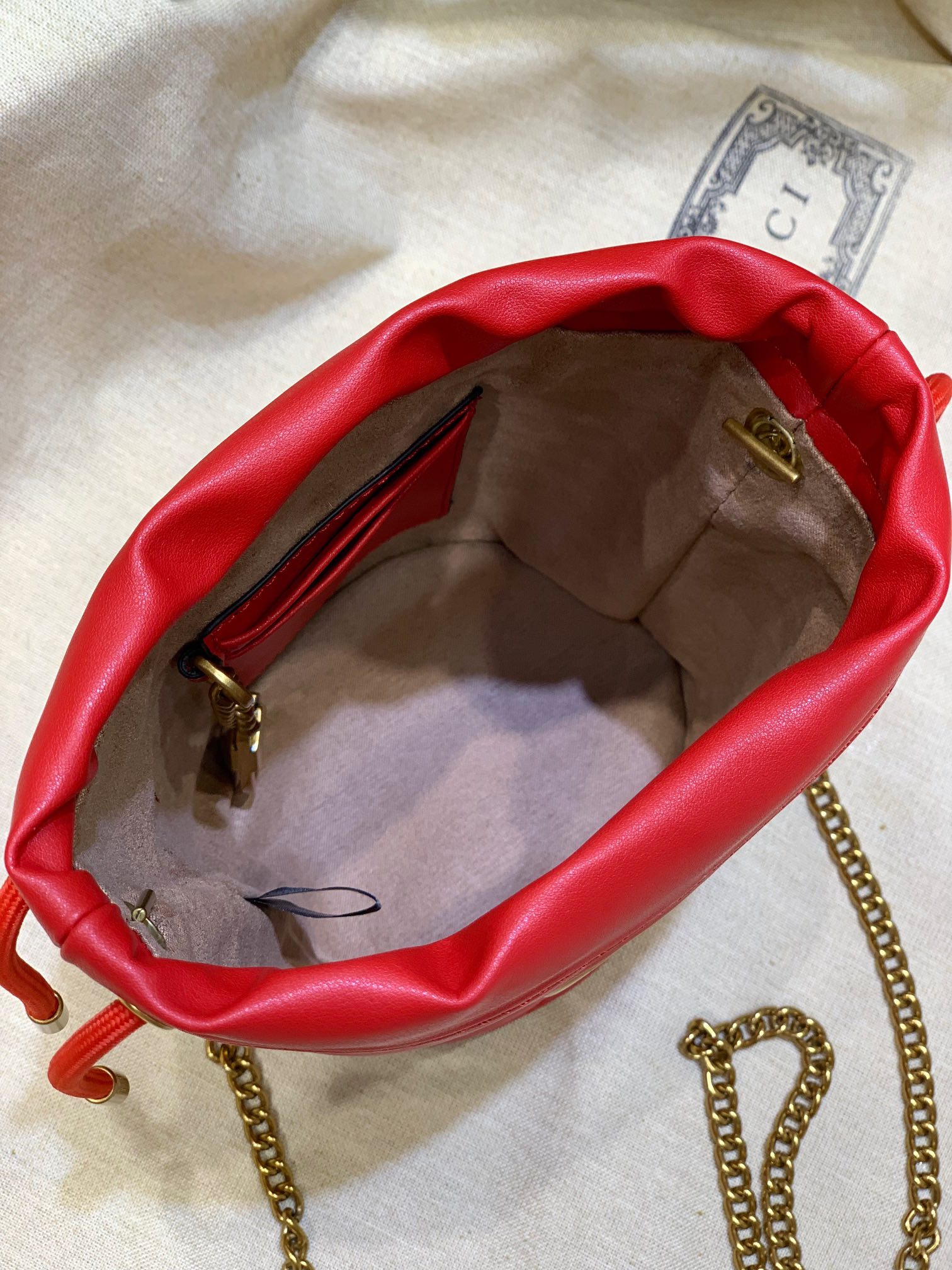 GG Marmont Mini Bucket bag 575163 LM051 19cm