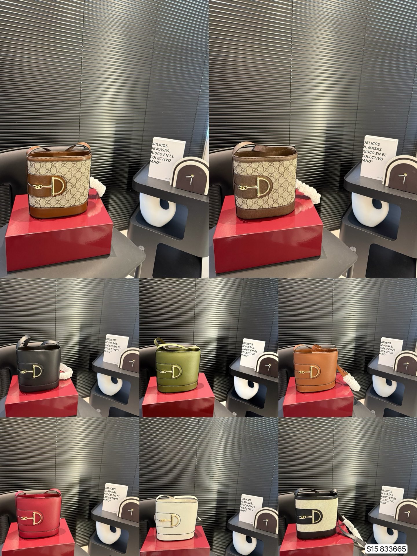 Gucci Bucket HandBag Mini Bucket Bag 833665 DB041 19cm