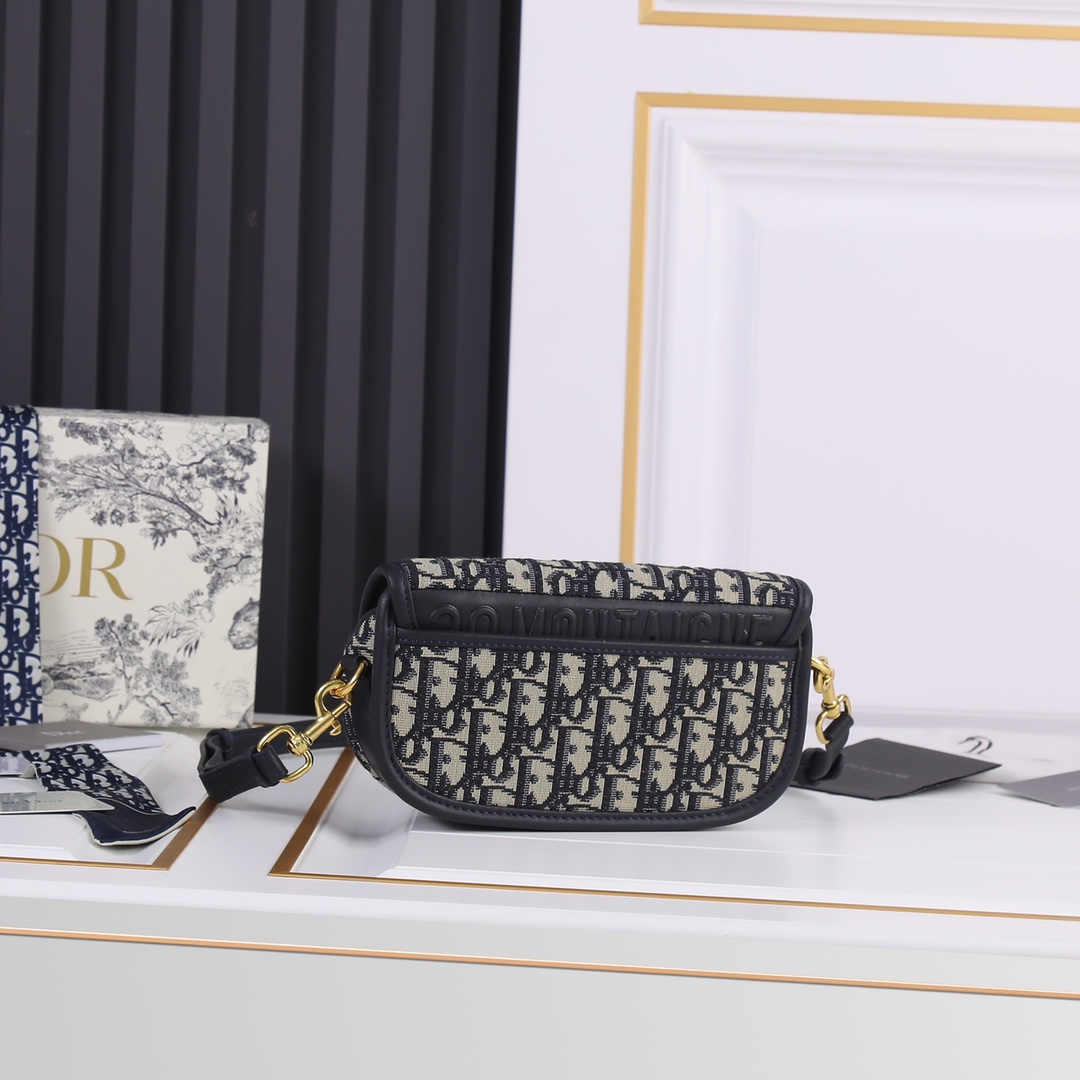 Dior Bobby East-West Bag Blue print 2012 XM071 22cm