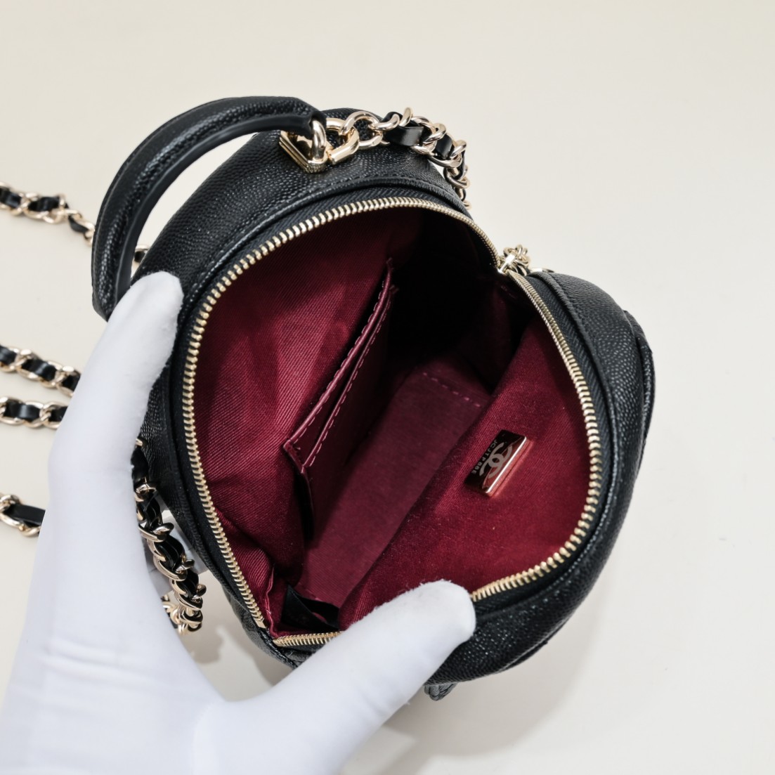 Chanel 24C Mini Small School Bag Backpack Bag Handbag