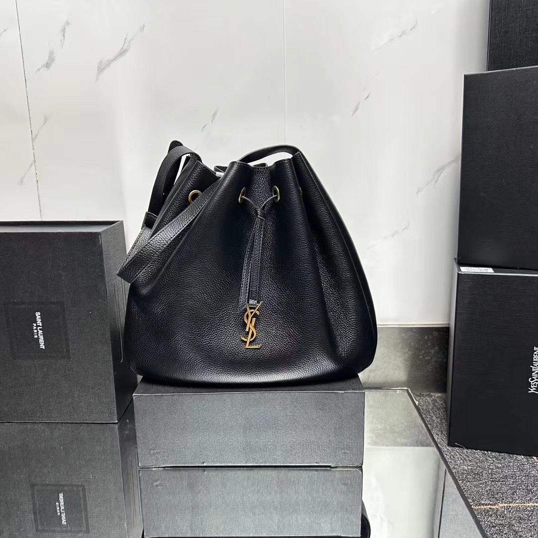 YSL Flat Shoulder Bag Hobo Bag 697941 LM071 33cm