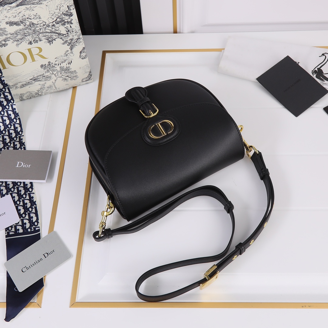 Medium Dior Bobby bag Black CD-2011 XB081 22cm