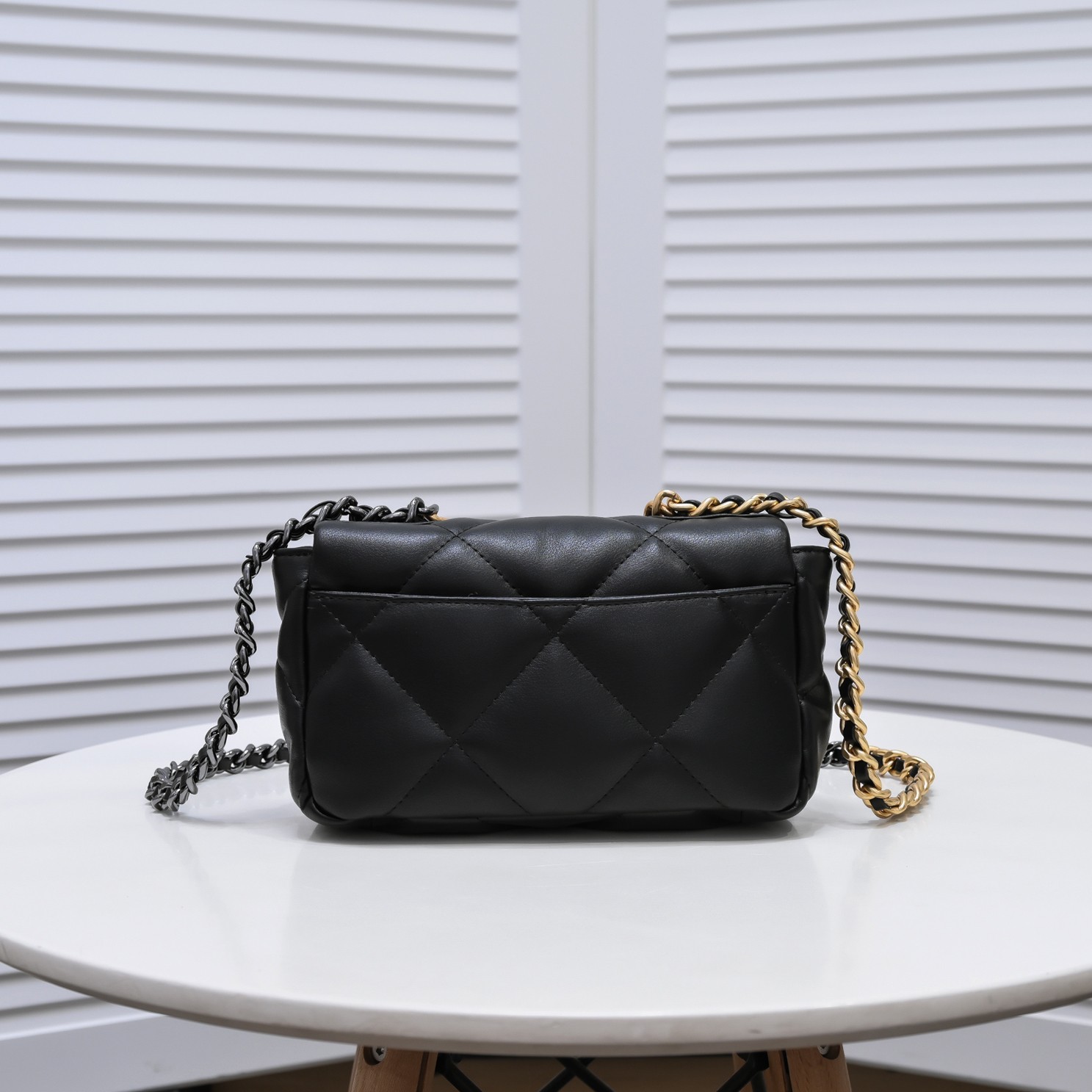 Chanel Chanel Lambskin Quilted Small 19 Flap Shoulder Bag Handbag