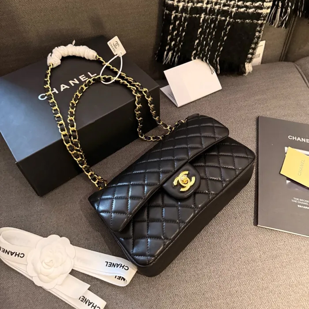 Chanel Classic Flap Bag Sheep 1112CF LLS091 23cm