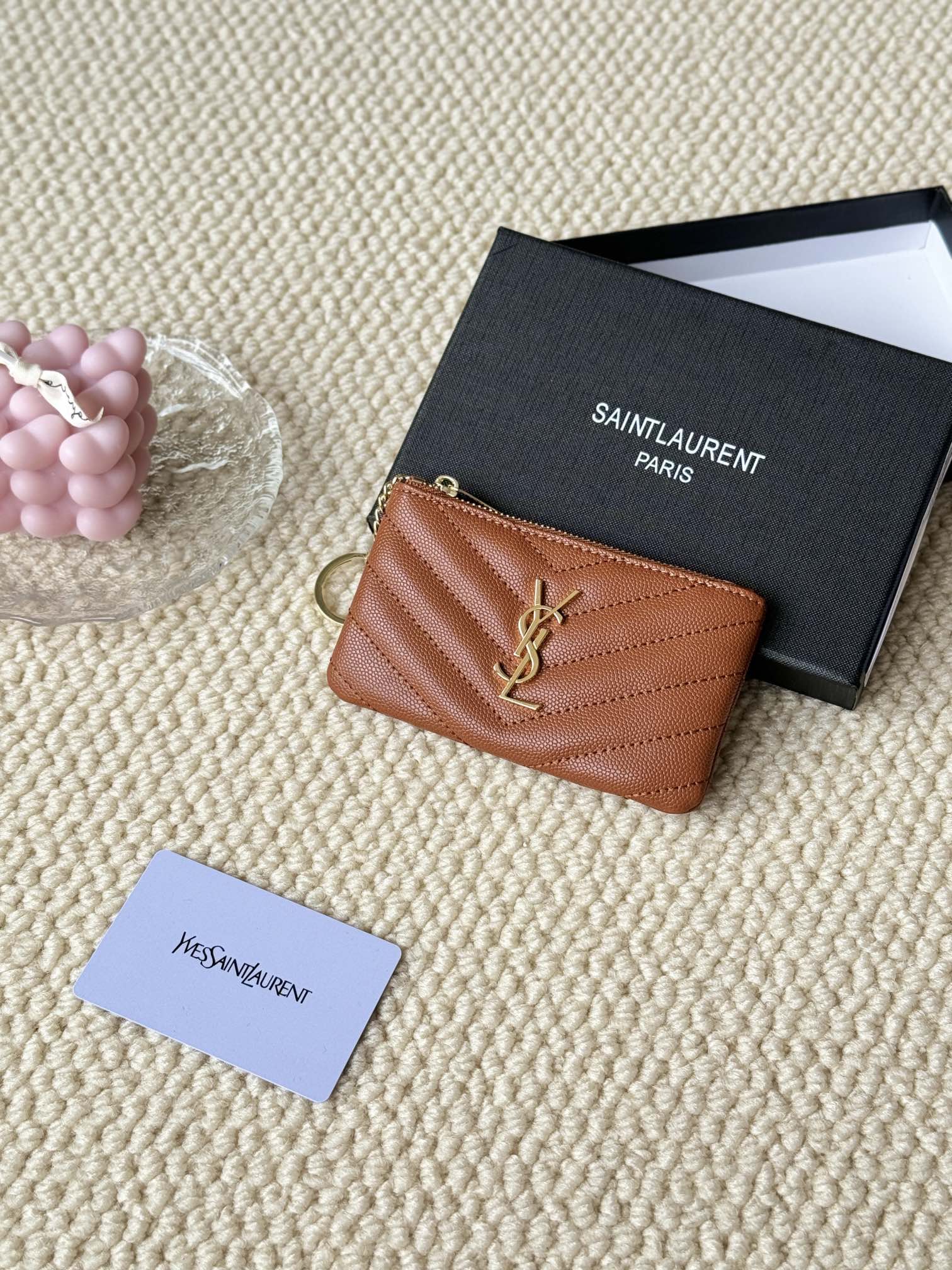 YSL Wallet 438386 LM06 13cm