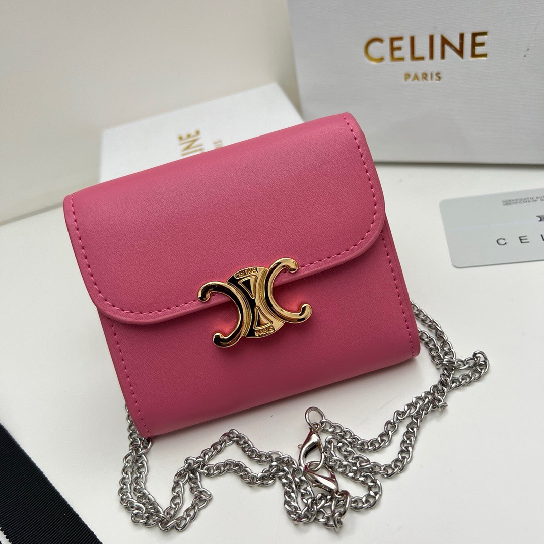 Celine TRIOMPHE Wallet 10783 LM57 11cm