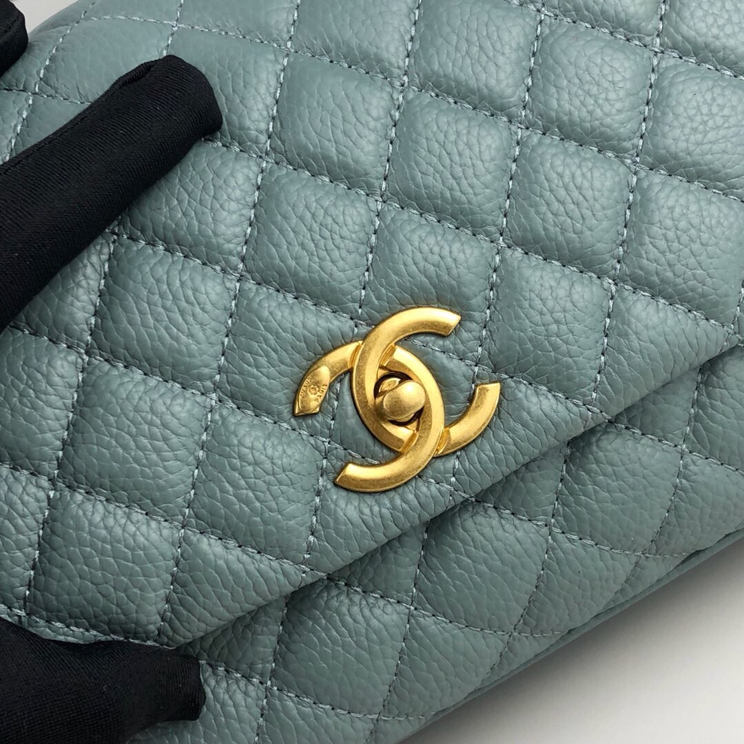 Chanel Haze Blue Medium Shoulder Bag Handbag