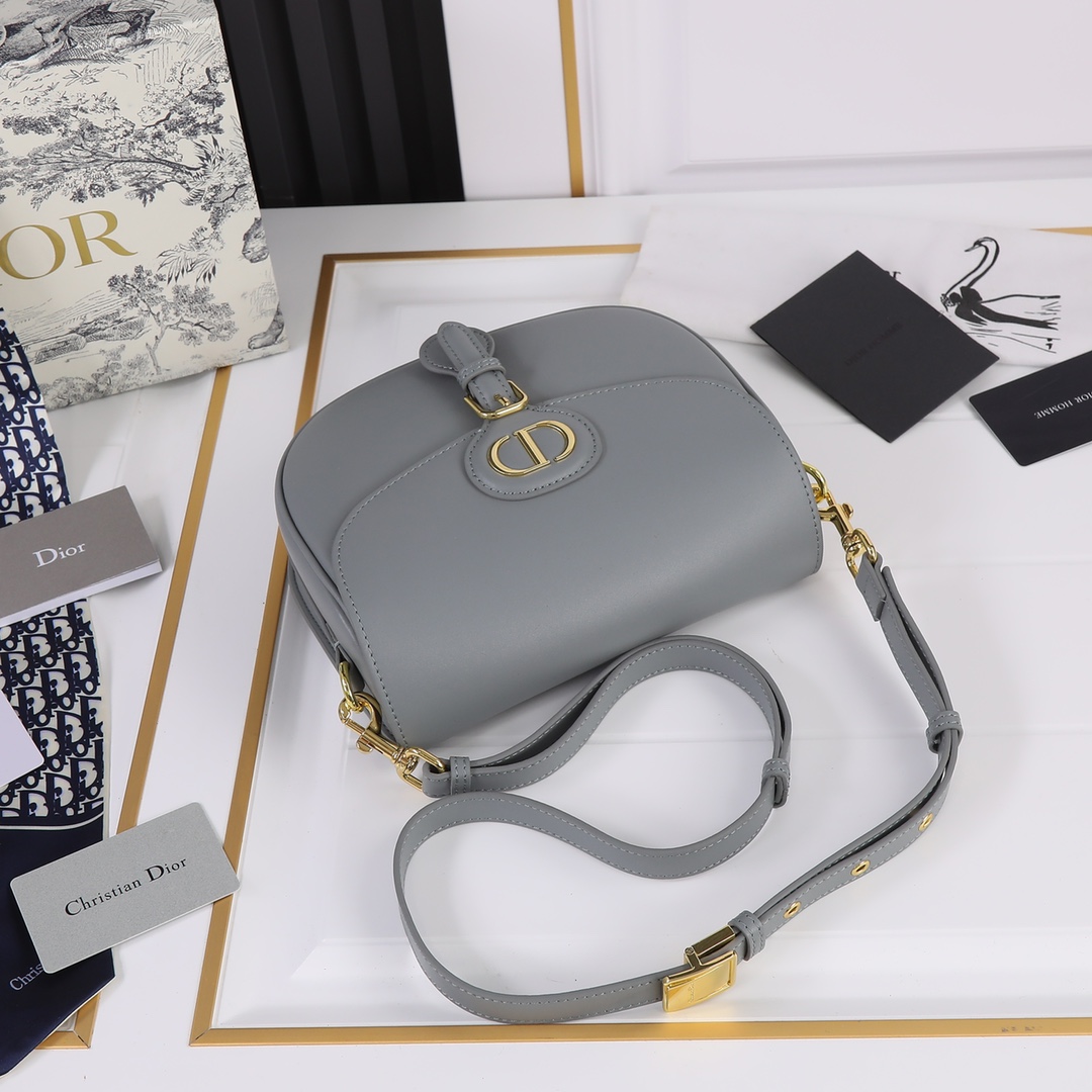 Medium Dior Bobby bag Grey CD-2011 XB081 22cm