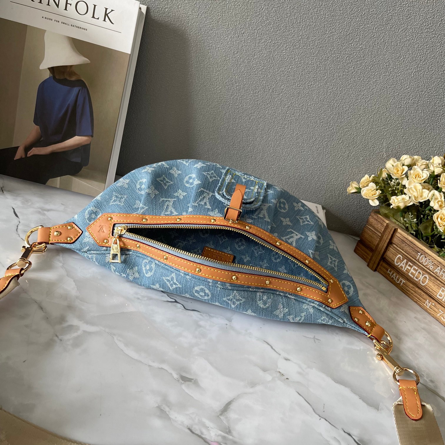 LV High Rise Waist Bag M46837 LM041 38cm