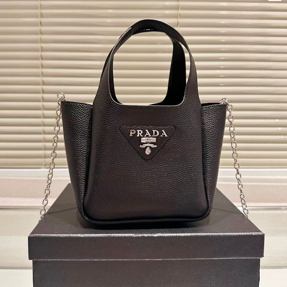 Prada Leather Handbag Tote Bag  (Replica)